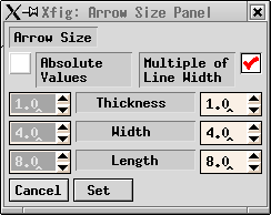 [Arrow Size]