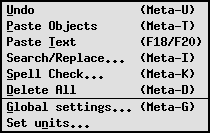 [Edit Menu Accelerators]